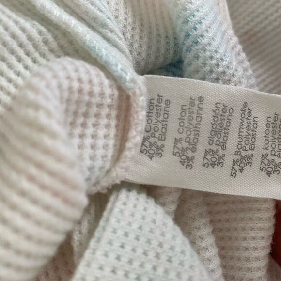 PJ Salvage sz S tye die water color waffle knit sweater - Picture 8 of 9